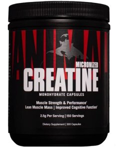 Animal - Micronized Creatine Monohydrate Capsules - 300 caps