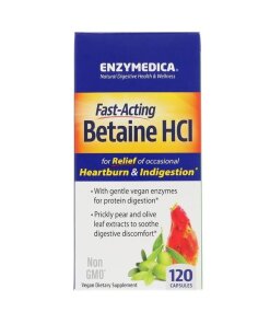 Enzymedica - Betaine HCl - 120 caps