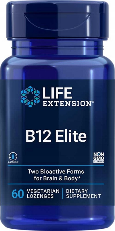 Life Extension - B12 Elite - 60 vegetarian lozenges