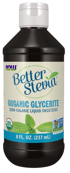 NOW Foods - Better Stevia Organic Glycerite - 237 ml.