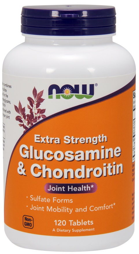 NOW Foods - Glucosamine & Chondroitin Extra Strength - 120 tabs