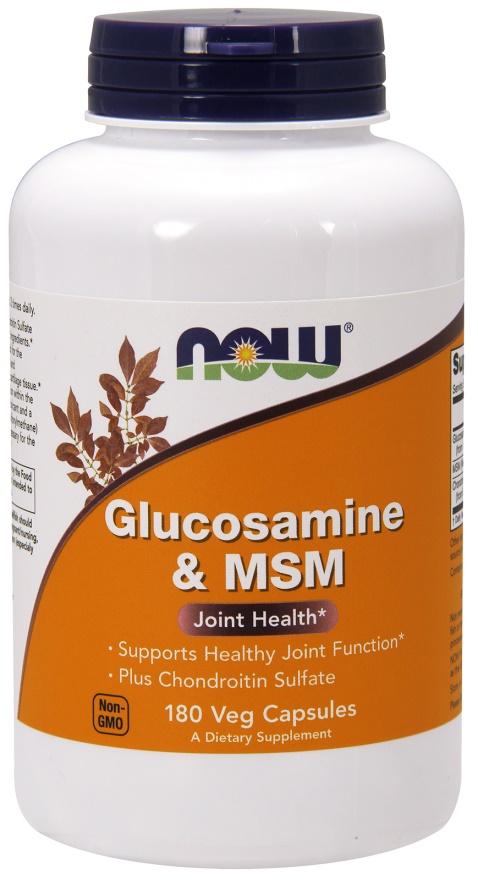 NOW Foods - Glucosamine & MSM - 180 vcaps