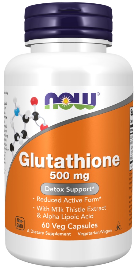 NOW Foods - Glutathione with Milk Thistle Extract & Alpha Lipoic Acid
