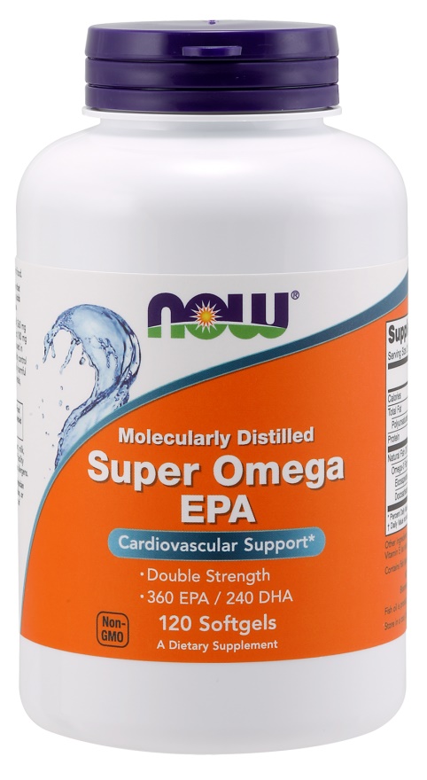 NOW Foods - Super Omega EPA Molecularly Distilled - 120 softgels