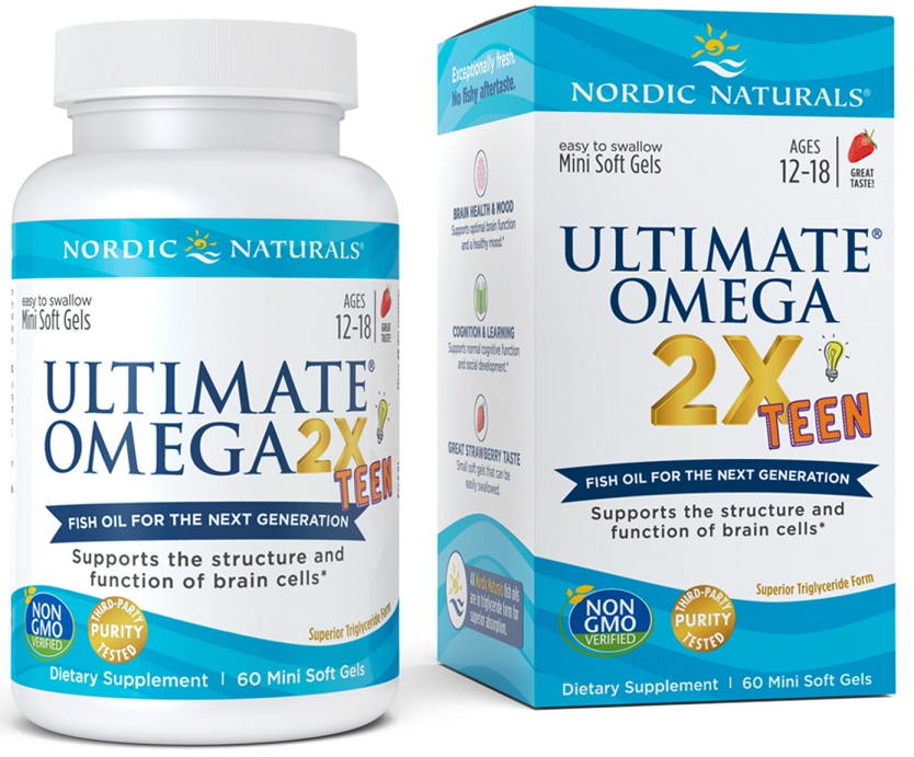 Nordic Naturals - Ultimate Omega 2X TEEN - 60 mini softgels