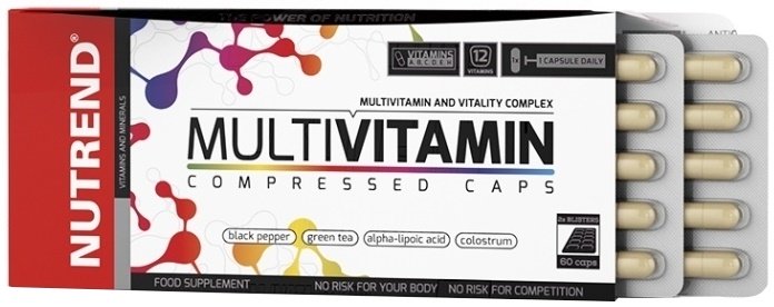 Nutrend - MultiVitamin Compressed Caps - 60 caps