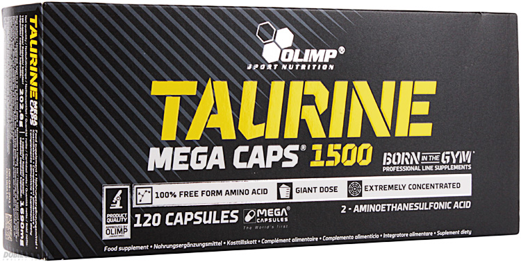 Olimp Nutrition - Taurine Mega Caps - 120 caps