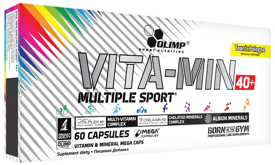 Olimp Nutrition - Vita-Min Multiple Sport 40+ - 60 caps