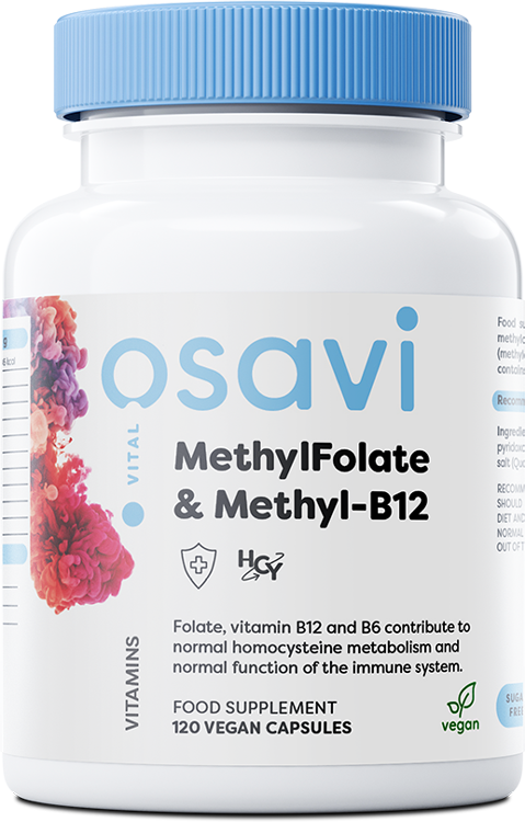 Osavi - MethylFolate & Methyl-B12 - 120 vegan caps
