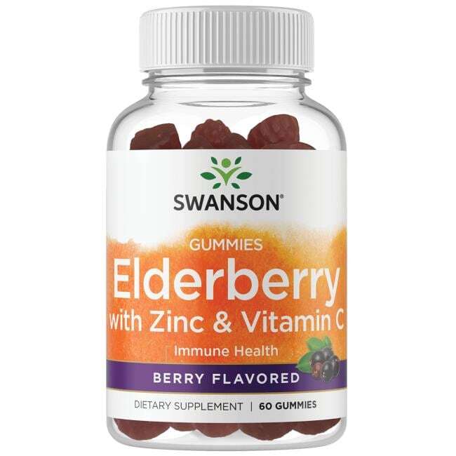 Swanson - Elderberry Gummies with Zinc & Vitamin C