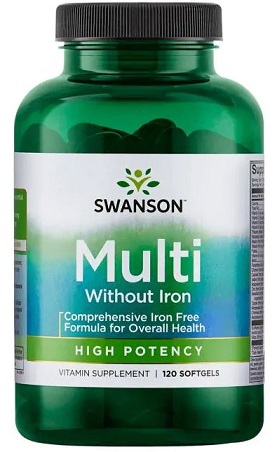 Swanson - Multi Without Iron - 120 softgels