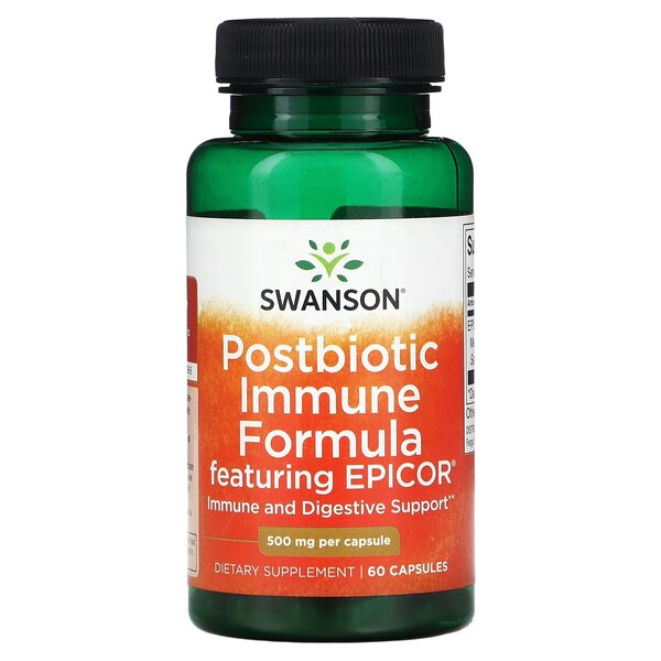 Swanson - Postbiotic Immune Formula featuring EPICOR - 60 caps