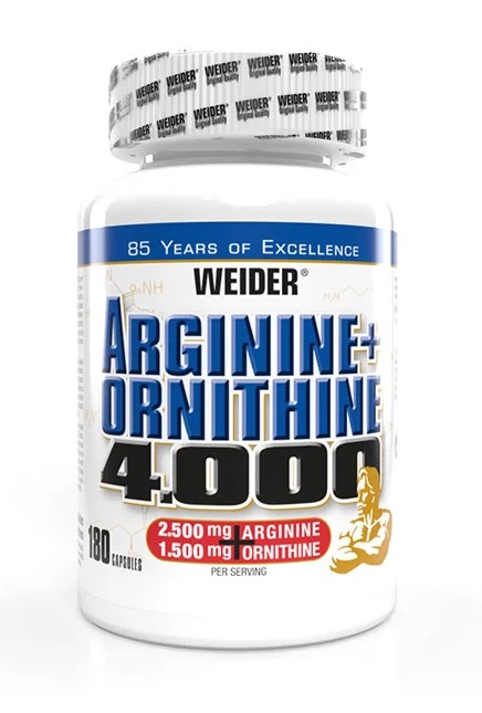 Weider - Arginine + Ornithine 4000 - 180 caps