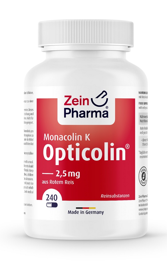 Zein Pharma - Monacolin K Opticolin - 240 vcaps