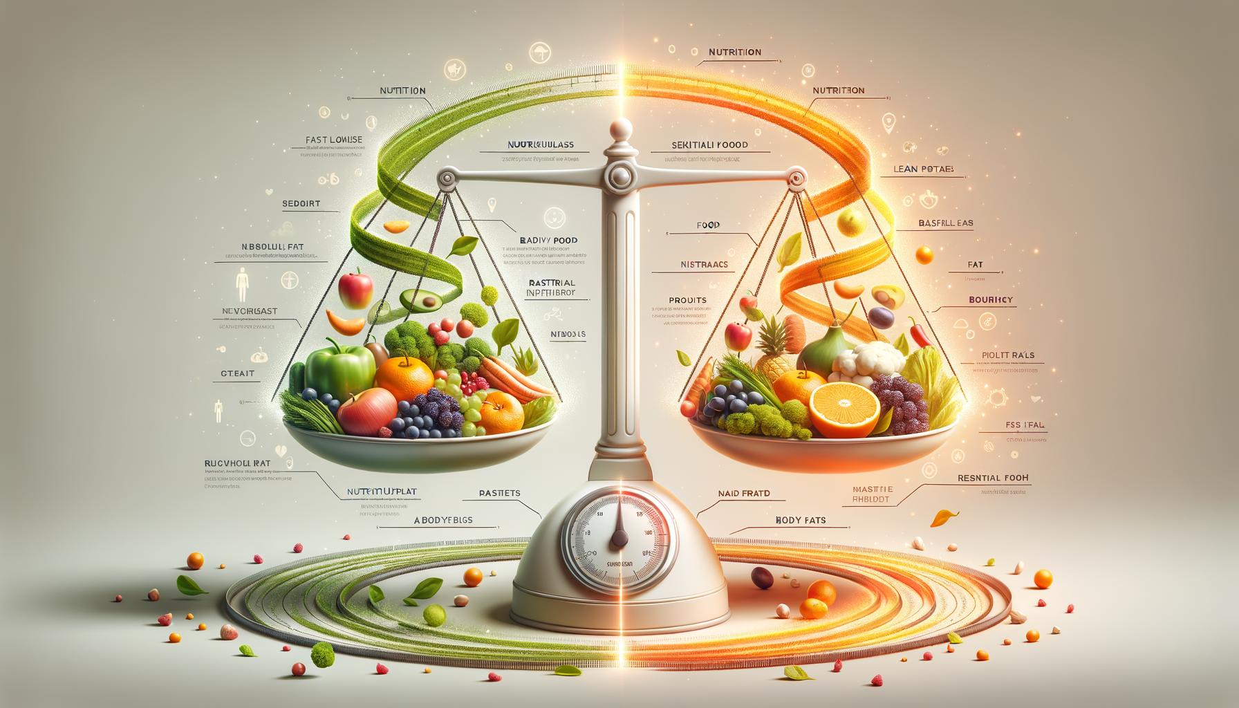 Forståelse for den rolle, ernæring spiller i hurtig fedttab