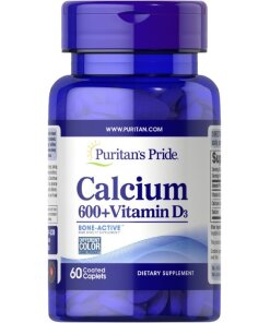 Puritan's Pride - Calcium + Vitamin D3 - 60 caplets