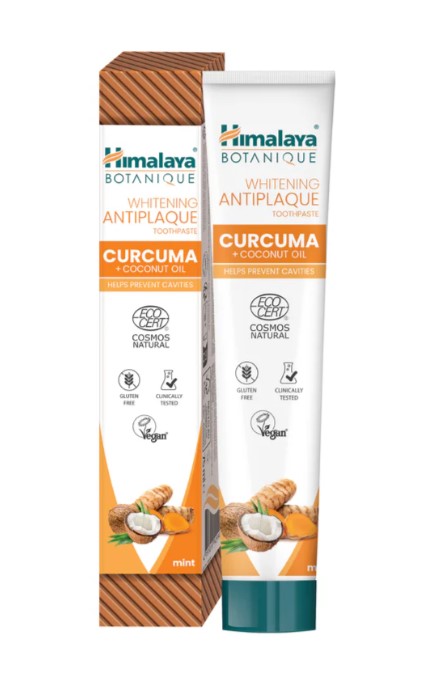 Himalaya - Whitening Antiplaque Toothpaste Curcuma + Coconut Oil