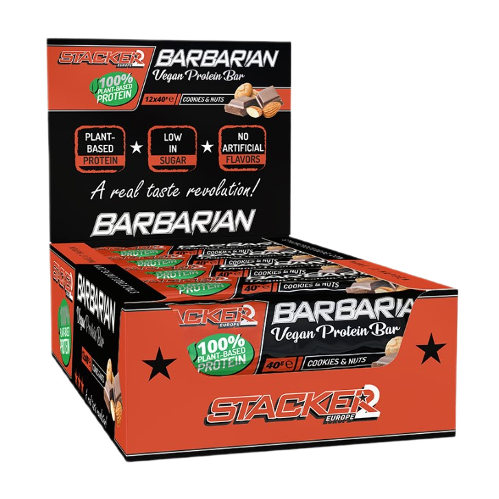Stacker2 Europe - Barbarian Vegan Protein Bar
