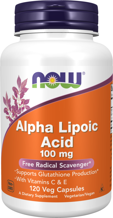 NOW Foods - Acid Alfa Lipoic cu vitaminele C și E, 100 mg - 120 capsule - Billede 4