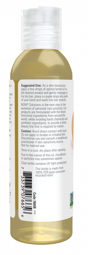 NOW Foods - Ulei de caise, 473 ml - Billede 3