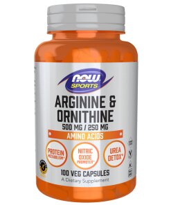 Arginine & Ornithine 500 mg / 250 mg Veg Capsules