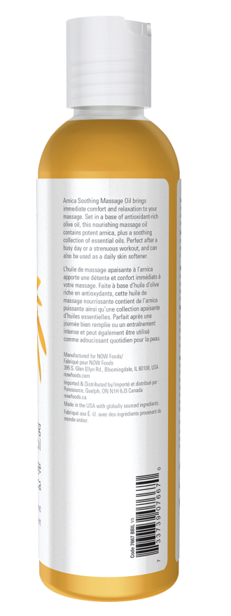NOW Foods - Ulei de masaj calmant cu arnică, 237 ml - Billede 2