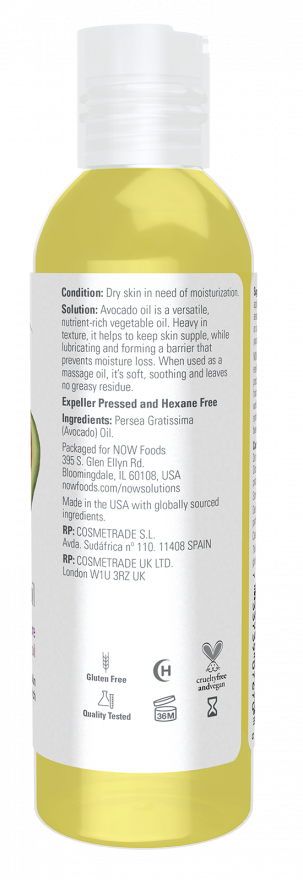 NOW Foods - Ulei de avocado, 473 ml - Billede 2