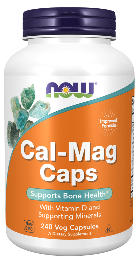 NOW Foods - Cal-Mag Capsule - 240 capsule - Billede 4