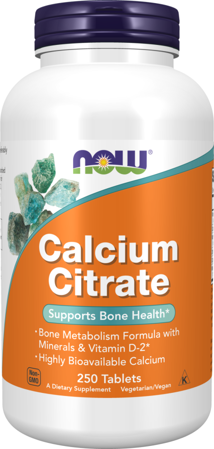 NOW Foods - Citrat de calciu cu minerale și vitamina D2 + 250 tablete - imagine 4