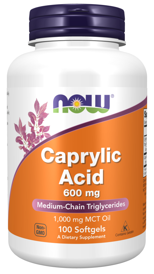 Caprylic Acid 600 mg Softgels
