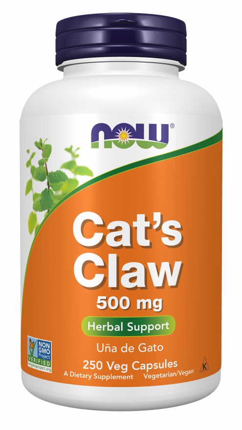 NOW Foods - Katteklo, 500 mg - 250 capsule - Billede 4