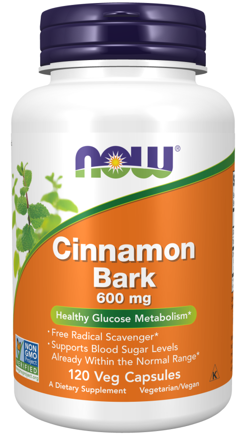 Cinnamon Bark 600 mg Veg Capsules