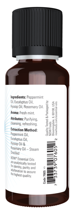 NOW Foods - Amestec de uleiuri esențiale Clear the Air, 30 ml - imagine 2