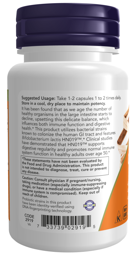 NOW Foods - Probiotice Clinice GI, 60 capsule - Billede 3