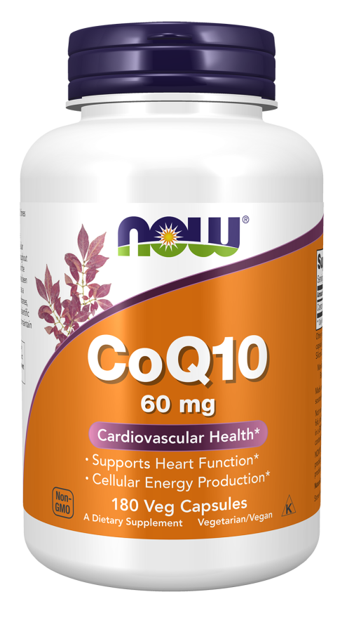 NOW Foods - CoQ10, 60 mg, 60 capsule - Billede 4