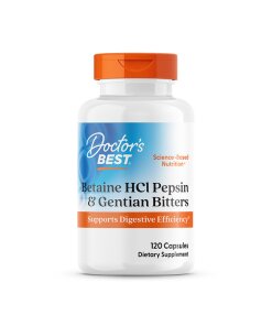 Doctor's Best Betaine HCl Pepsin & Gentian Bitters