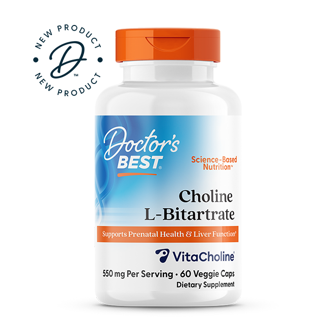 Doctor's Best Choline L-Bitartrate features VitaCholine