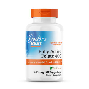 Doctor's Best Fully Active Folate 400 with Quatrefolic