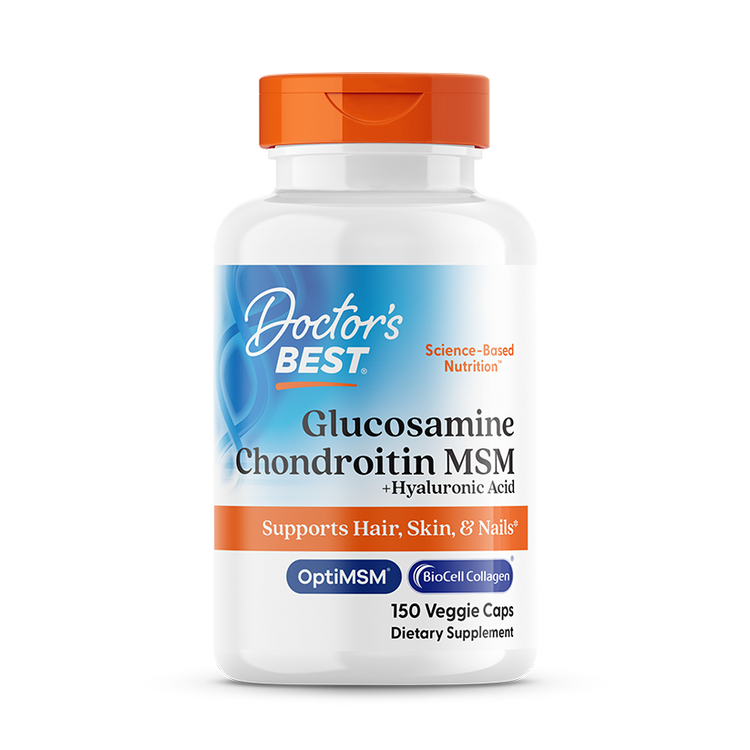 Doctor's Best Glucosamine Chondroitin MSM + Hyaluronic Acid