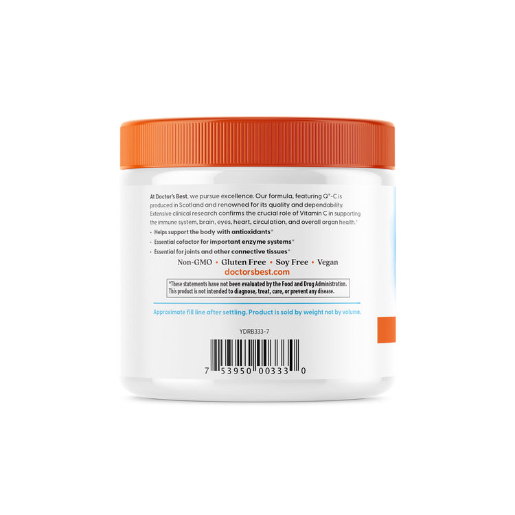 Doctor's Best - Pudră de vitamina C cu Quali-C, 250g - Billede 3