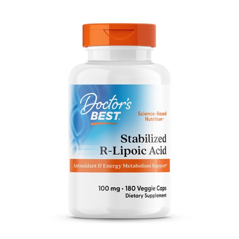 Doctor's Best Stabilized R-Lipoic Acid with BioEnhanced Na-RALA