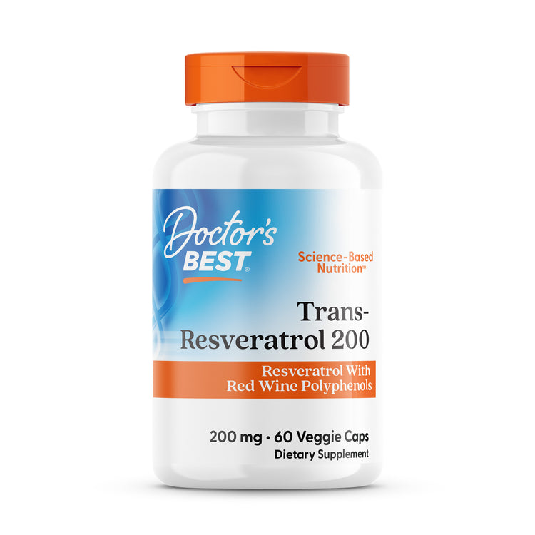 Doctor's Best Trans-Resveratrol 200 with Resvinol