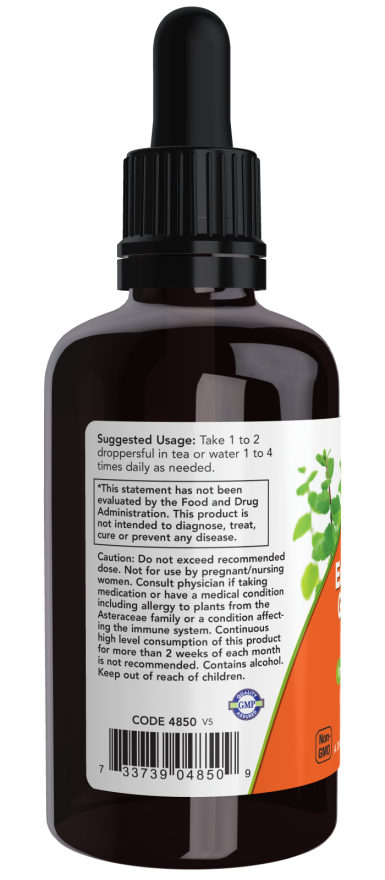 NOW Foods - Echinacea și Goldenseal Plus - 60 ml - Billede 3