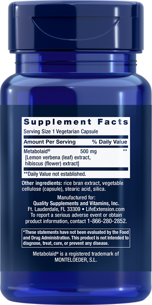 Life Extension - Controlul Formei Corpului și al Apetitului - 30 capsule - Billede 2