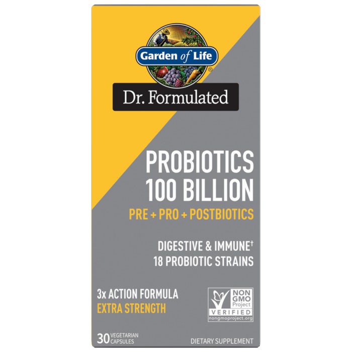 Garden of Life - Probiotice formulate de Dr. 100 Miliarde, 30 capsule vegetale - imagine 2