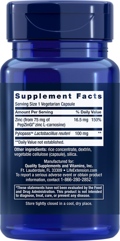 Life Extension - Gastro-Ease, 60 capsule - imagine 2