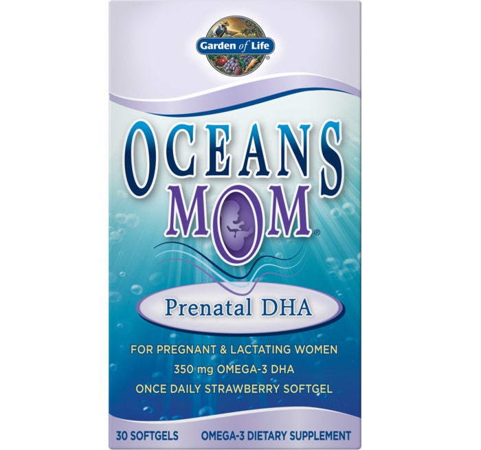 Eco Supplements - Oceans MOM Prenatal DHA Omega-3 350mg 30 Softgels