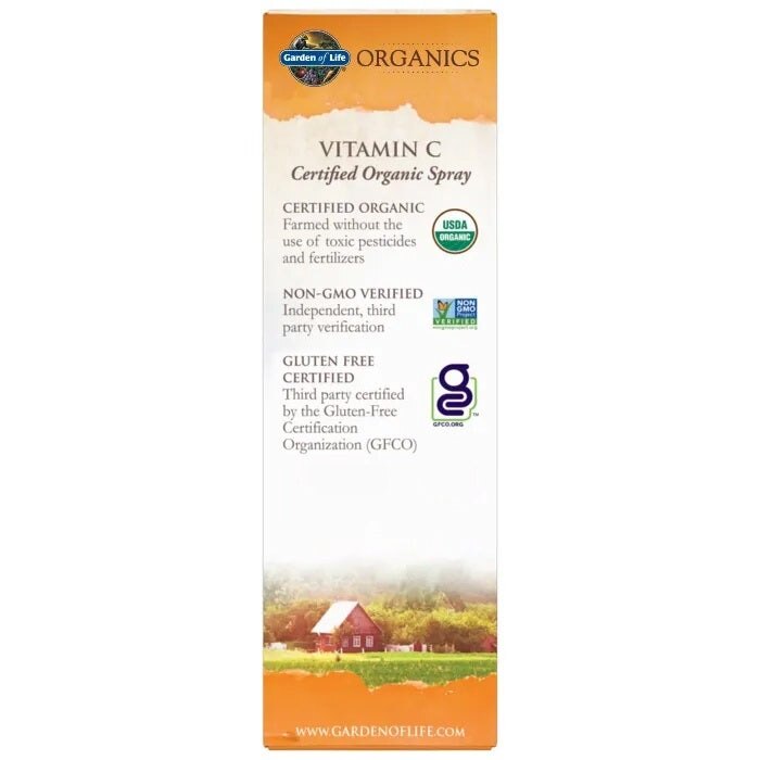 Mykind Organics - Spray organic cu vitamina C aromă de portocală-tangerină, 58 ml - imagine 4