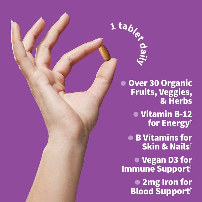 Mykind Organics - Multivitamin zilnic pentru femei, 60 tablete vegane - Billede 3