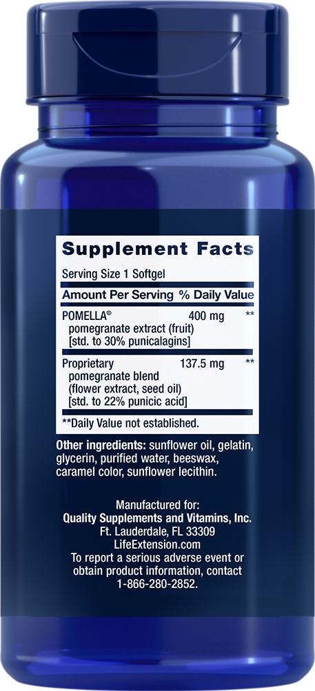 Life Extension - Extract Complet de Rodie - 30 capsule moi - imagine 2